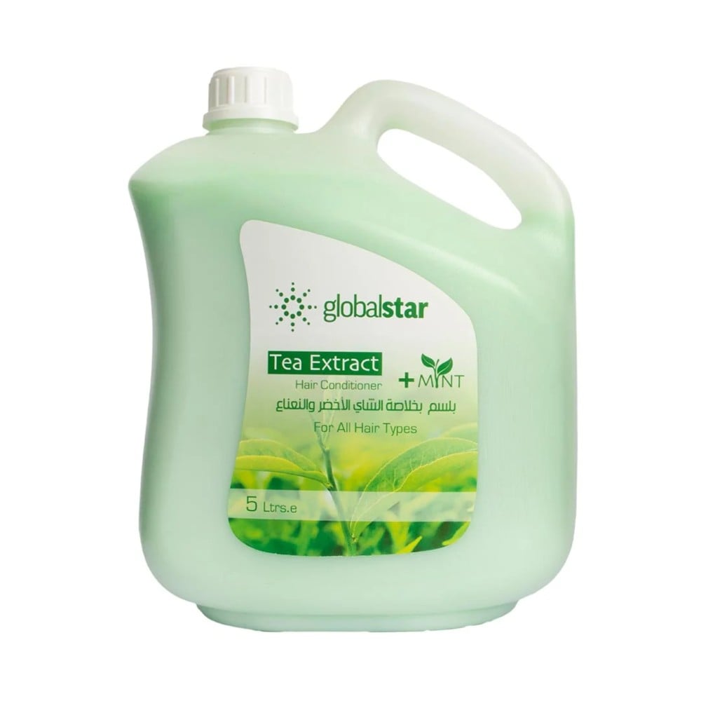 بلسم جلوبال ستار للشعر بالشاي والنعناع 5 لتر