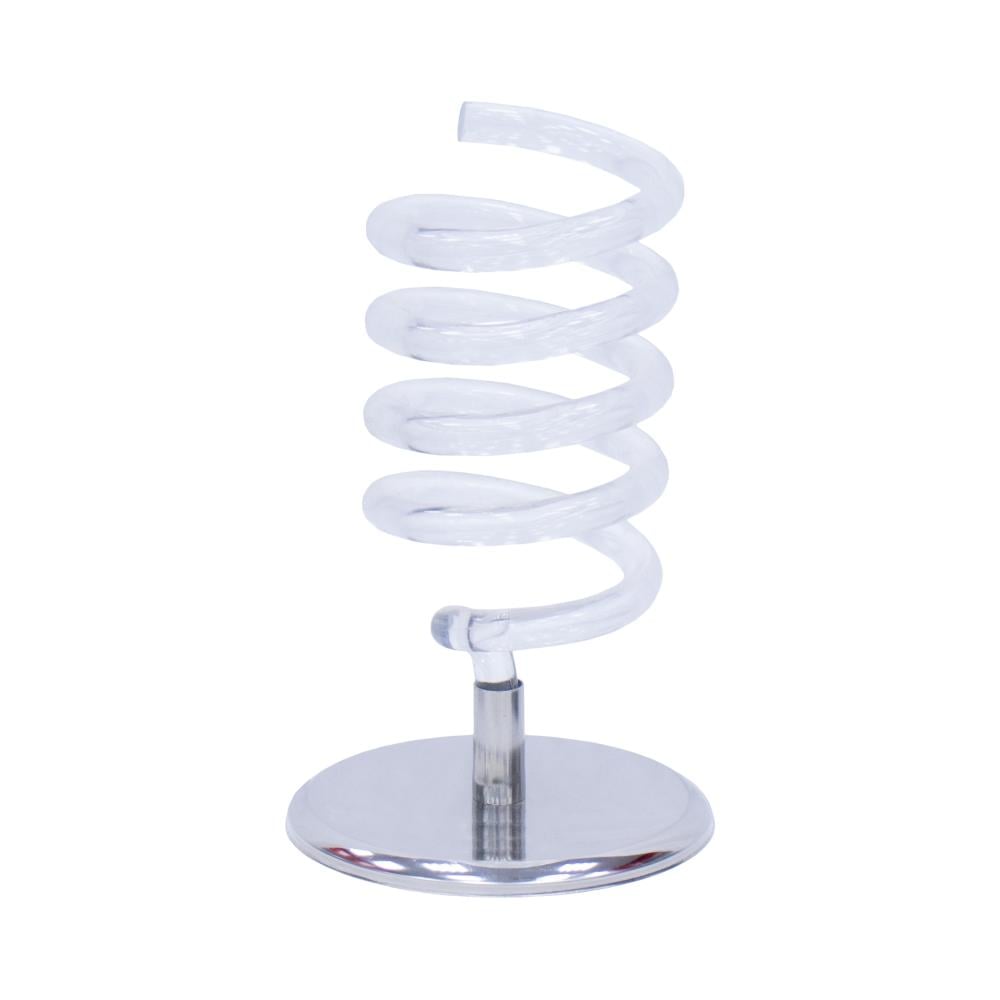 جلوبال ستار حامل استشوار شفاف صغير ستيل D0028 -