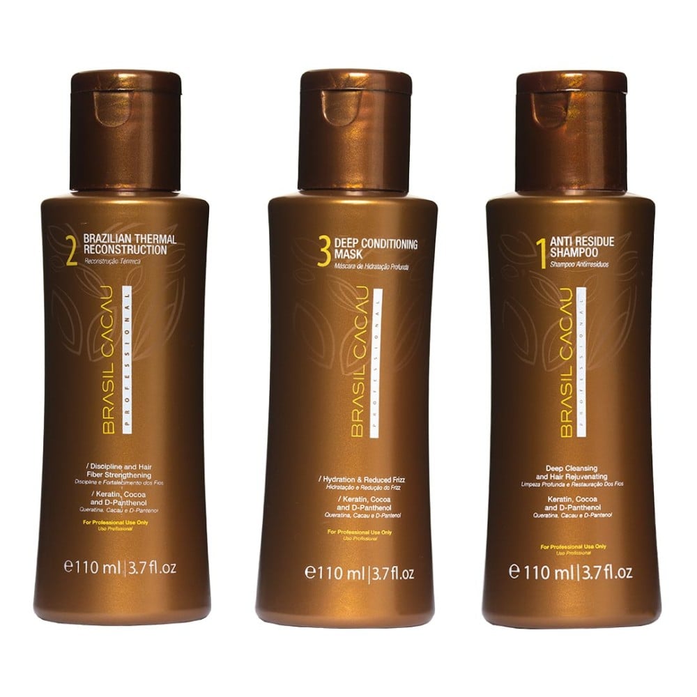 Brazil Cocoa Keratin Hair Treatment Set 3 x 110 ml