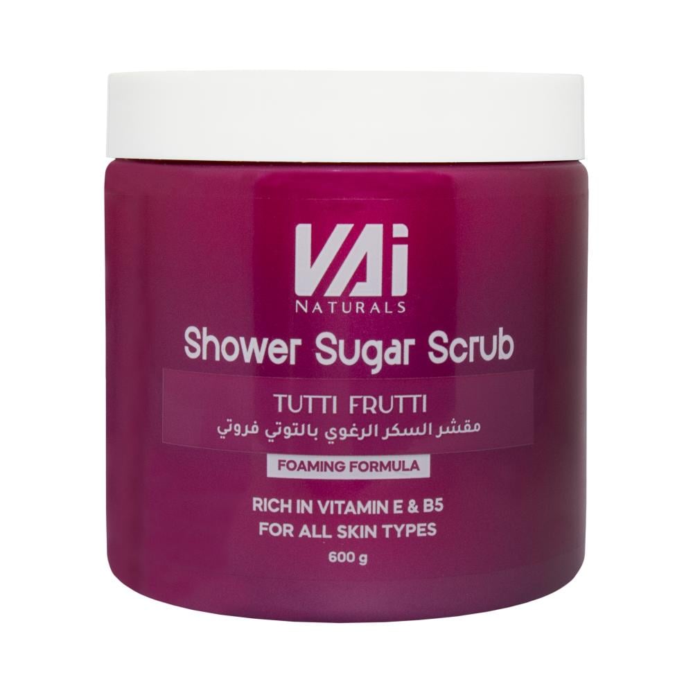 VAI مقشر السكر الرغوي بالتوتي فروتي 600مل