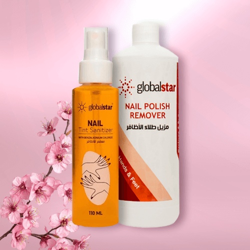 معقم ومزيل طلاء الأظافر