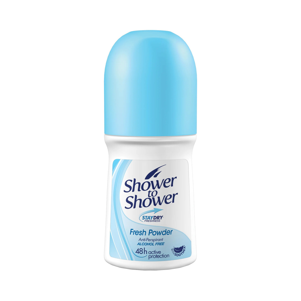 شاور تو شاور مزيل عرق رول نسائي ON-FRESH POWDER 50ML - STF34