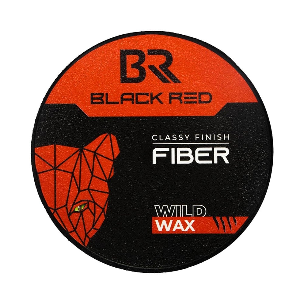 Black Red Hair Wax Red Fiber 150ml FIBER
