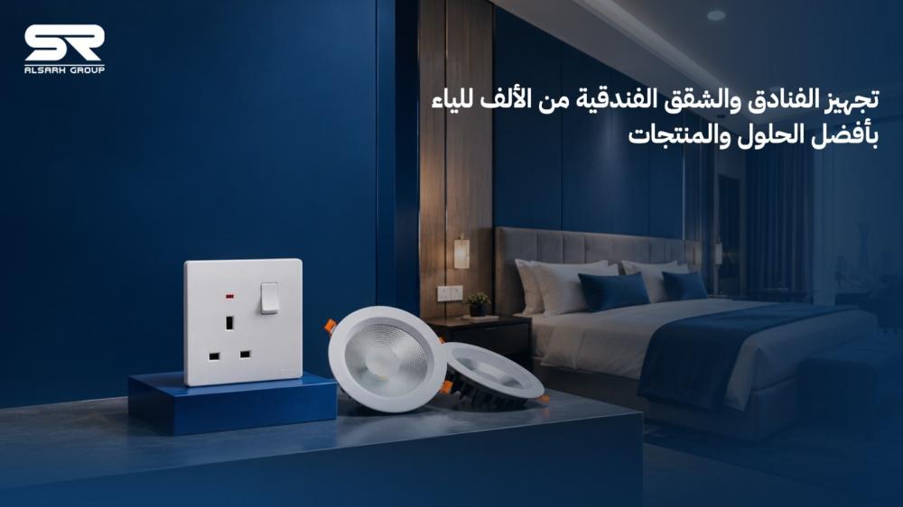 تجهيز الفنادق والشقق الفندقية من الألف للياء بأفضل الحلول والمنتجات