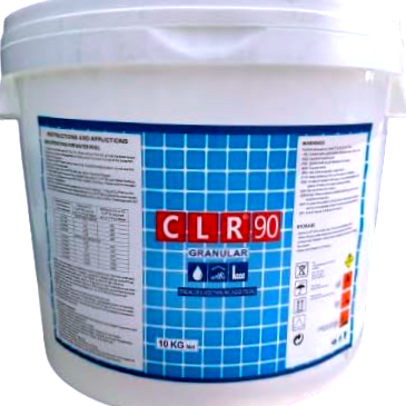 كلور مسبح حبيبات مسحوق الكلور CLR90-10 كجم