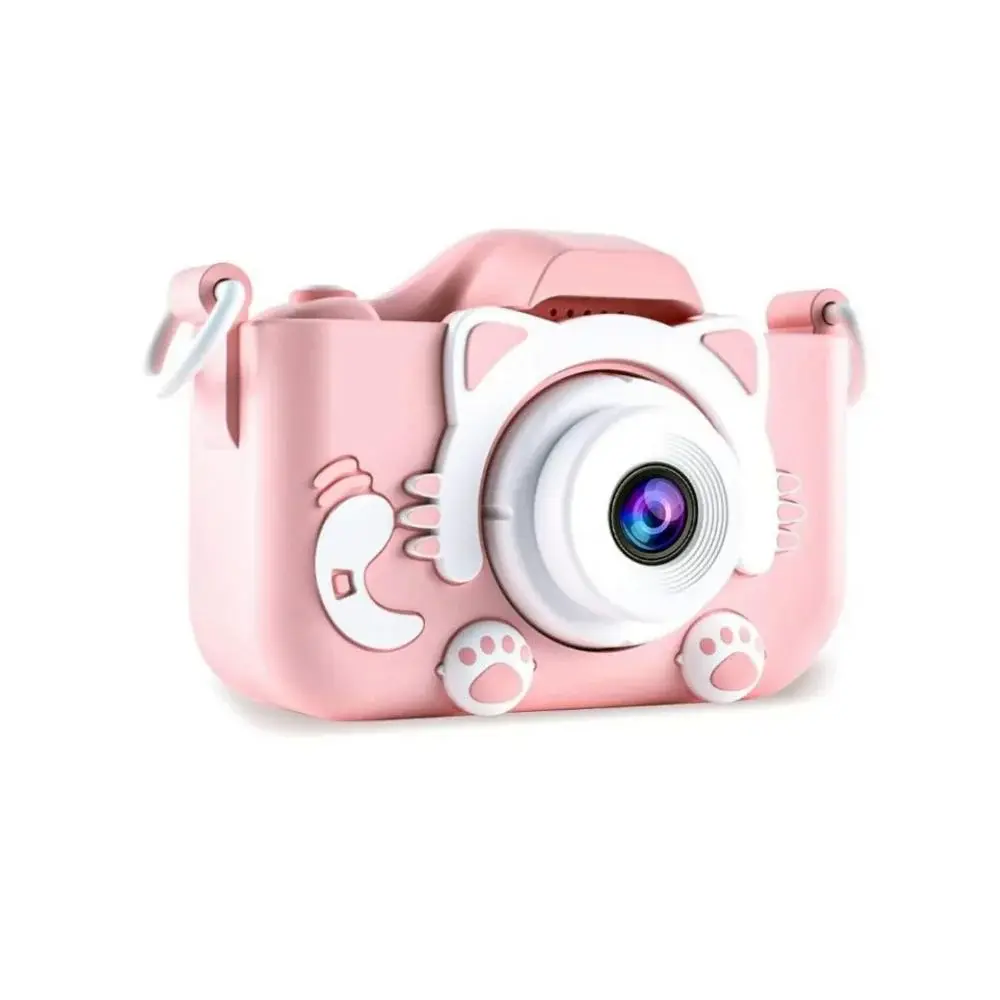 كاميرا اطفال رقمية لون وردي