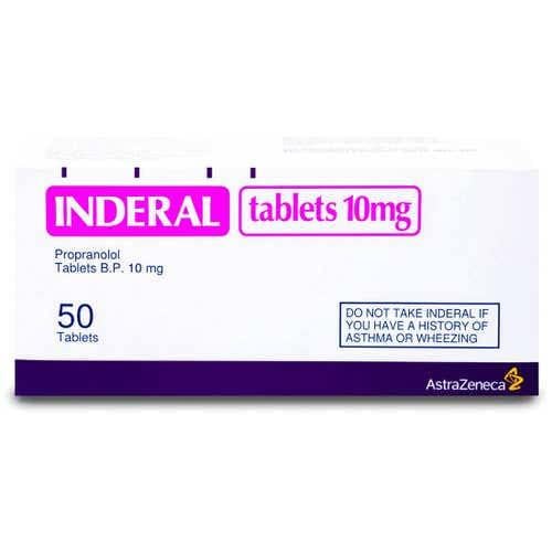 اندرال 10 مجم، علاج لحالات الضغط المرتفع - 50 قرص