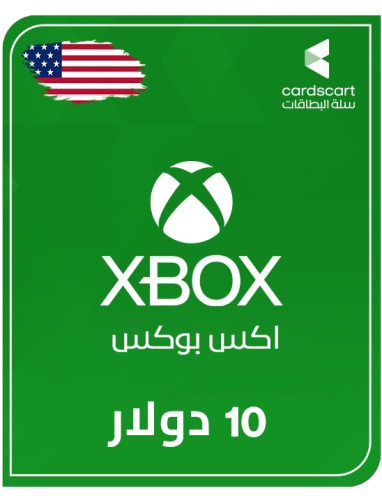 اكس بوكس امريكي 10 دولار
