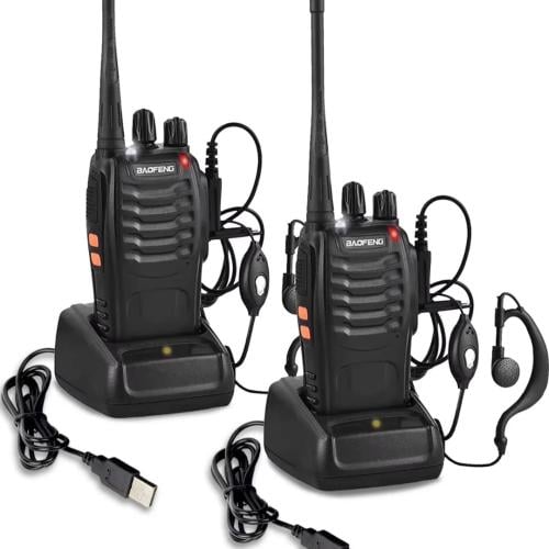 طقم جهاز لاسلكي Baofeng-888S بتردد UHF