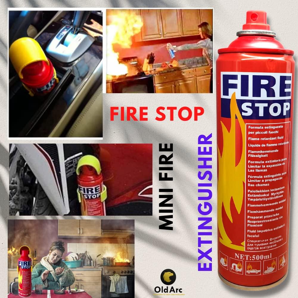 طفاية حريق محمولة من فاير ستوب سعة ٥٠٠ مل