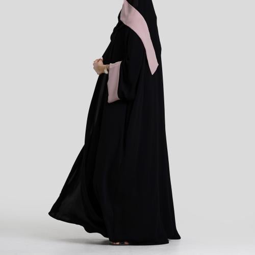 Black & Pink crepe
