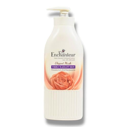 لوشن Enchanteur Elegant Musk – عناية ناعمة بعطر فا...