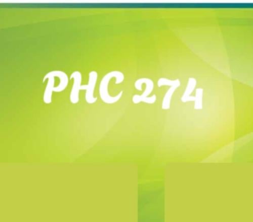 حل اسايمنت PHC 274