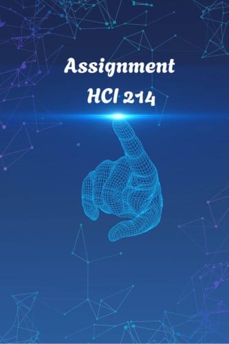 حل و تنسيق مادة HCI 214