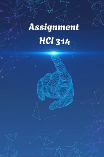 حل و تنسيق مادة HCI 314