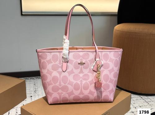 Coach pink tote