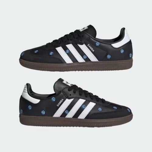 Adidas floral samba trainers