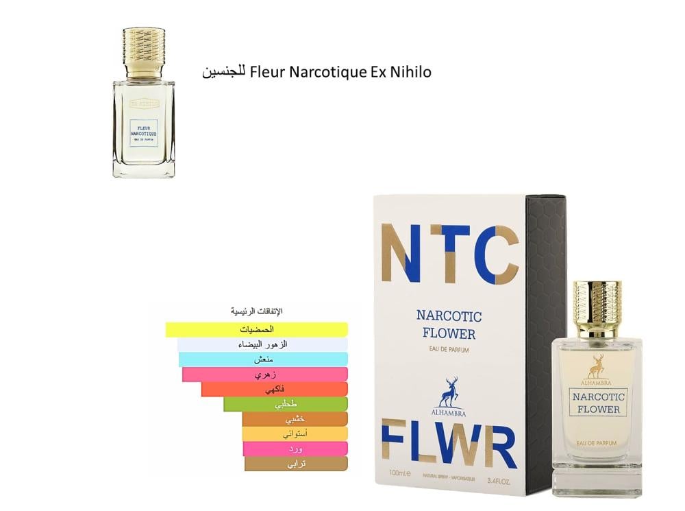 عطر ناركوتيك فلاور100مل ـ بديل عطر فلور ناركوتيك اكس نيهيلو