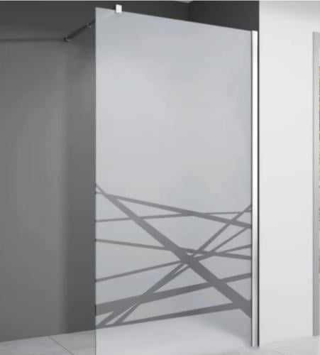 ‎حاجز شاور 80*195 اسود E6A-7R - GW108B