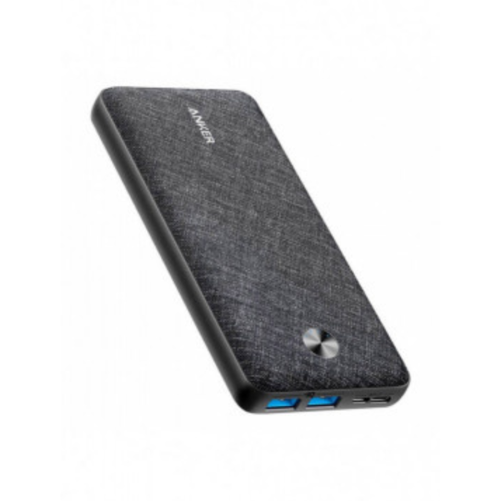 ANKER - باور بانك 20,000 ملي امبير قماش اسود -م/ A1268 ماركة انكر