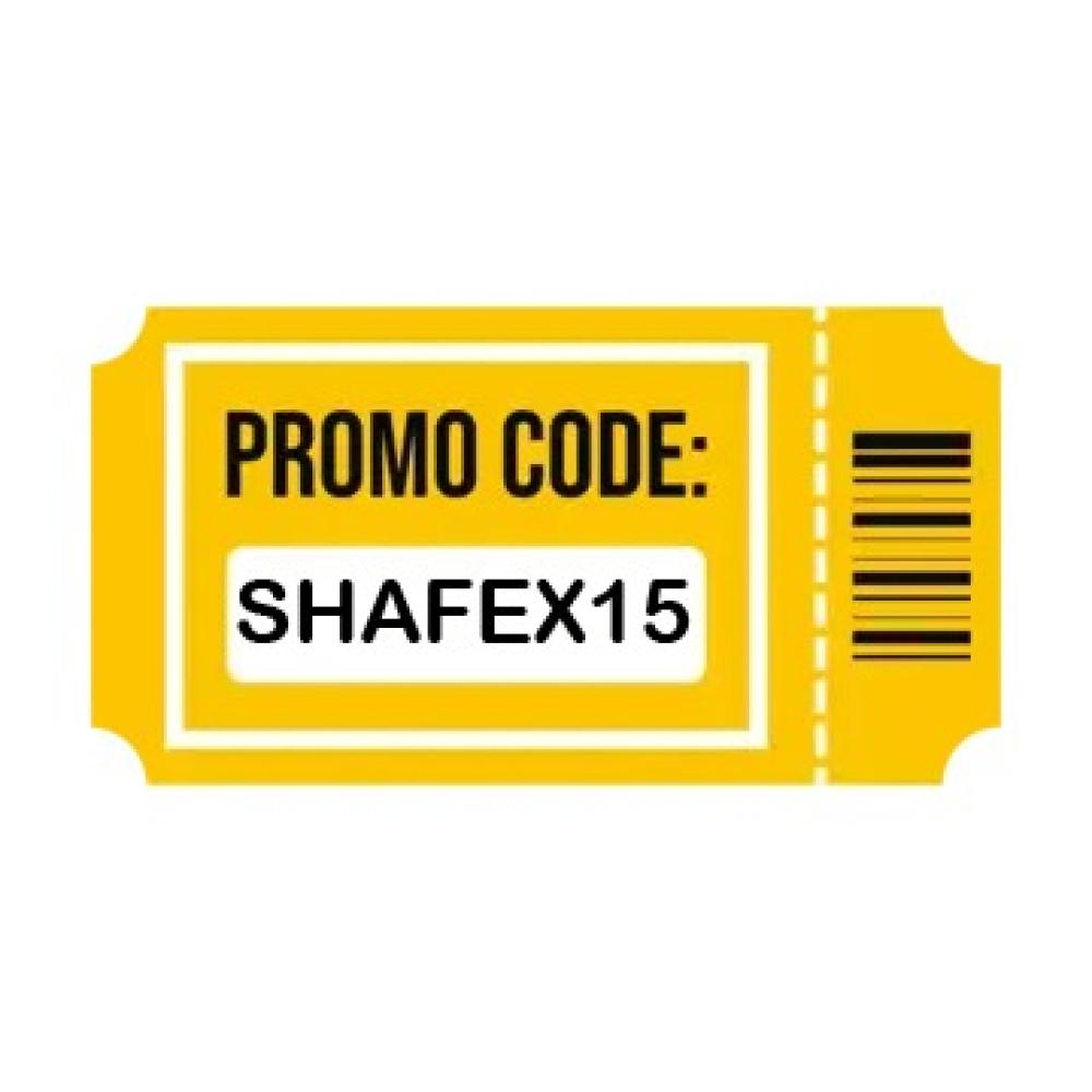 كود خصم 15% على أي طلب من شفكس ستور!