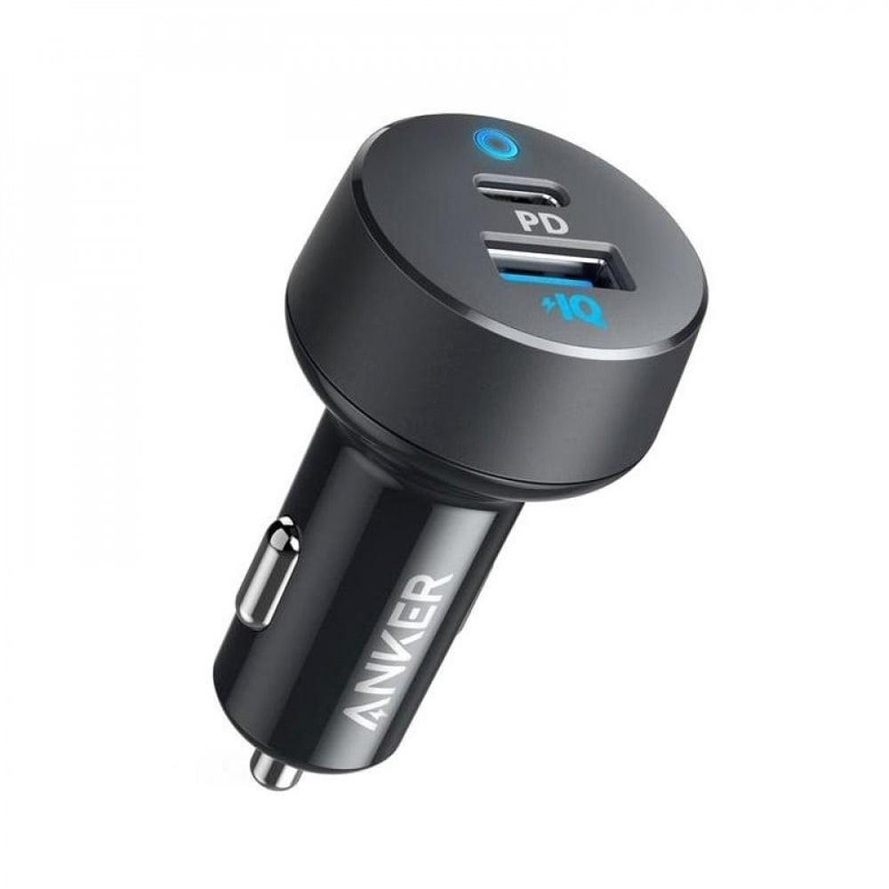 ANKER - شاحن سيارة منفذين PD+USB سريع 35 واط - اسود - م/ A2732 ماركة انكر