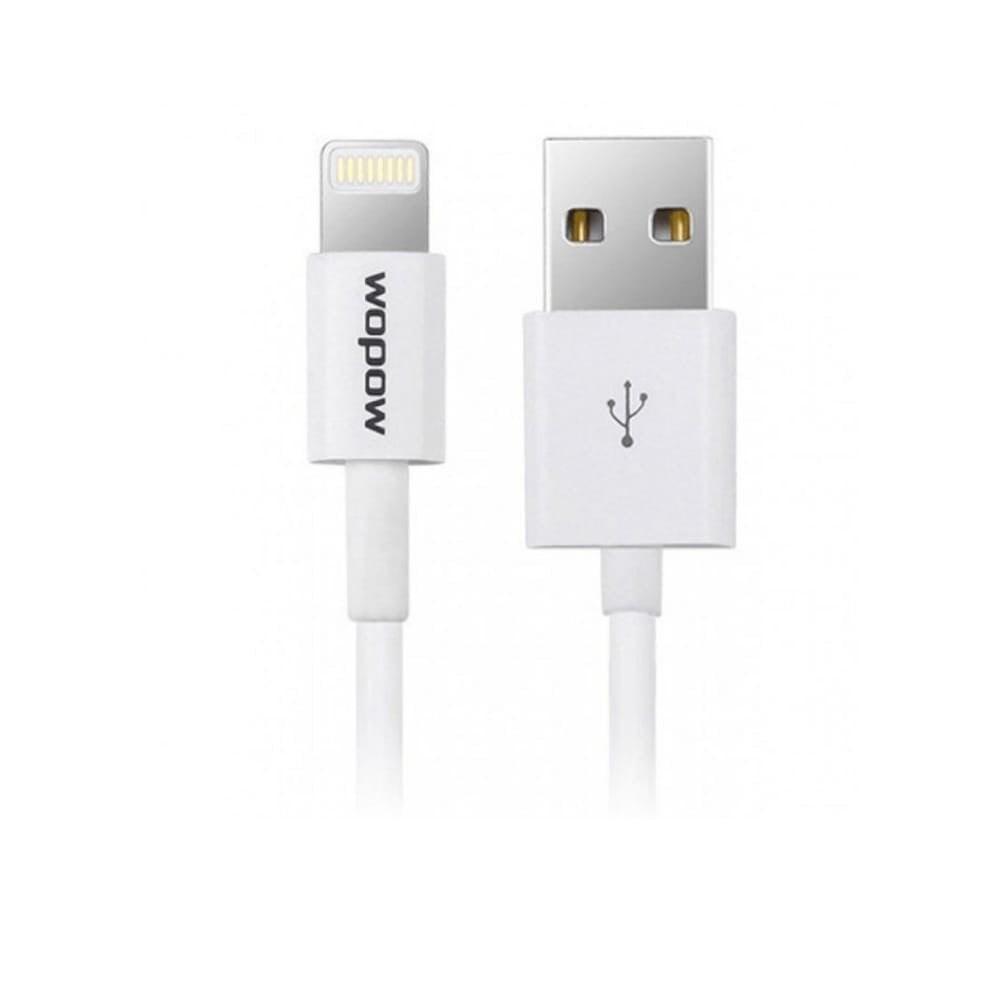 WOPOW - كيبل ايفون USB ابيض بطول 1 متر م/LC505 ماركة ووبو
