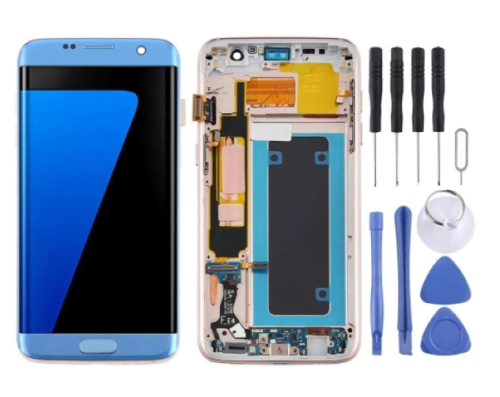 شاشة OLED LCD لهاتف Samsung Galaxy S7 Edge / SM-G935F مع إطار