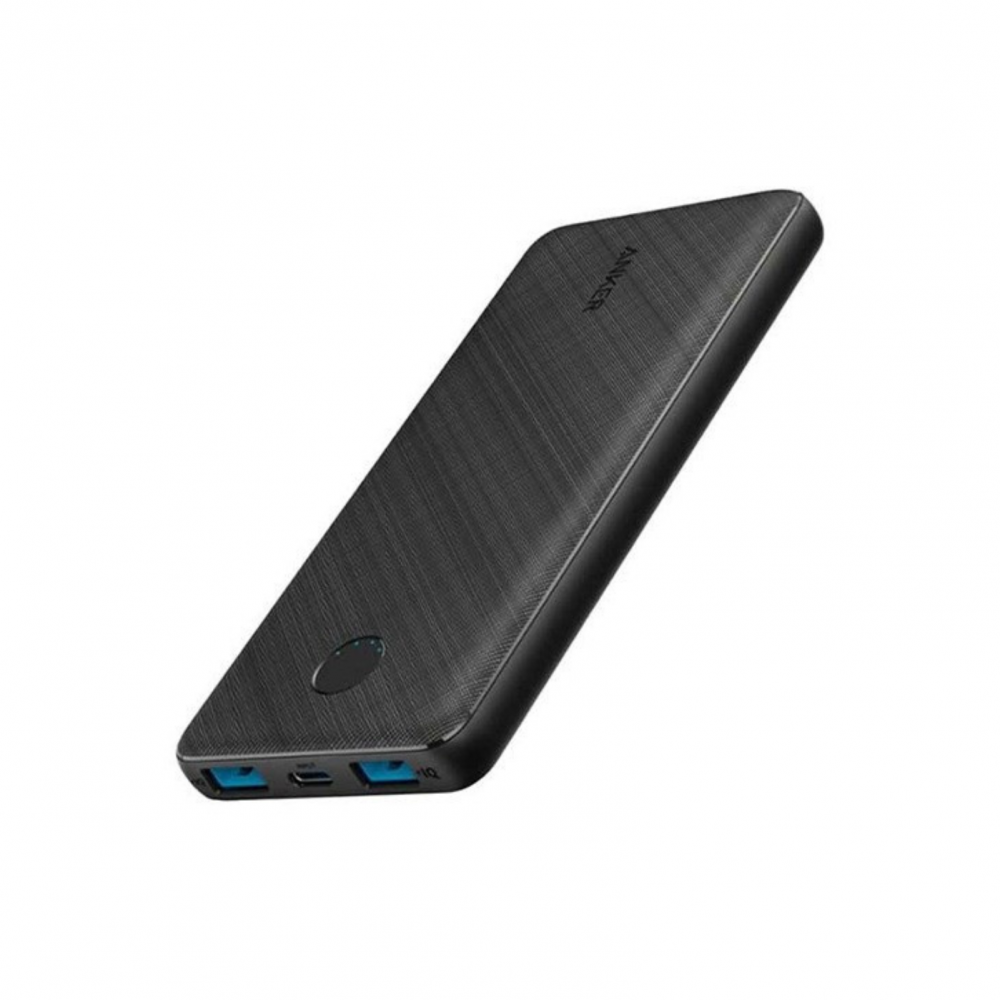 ANKER - باور بانك انكر باوركور الإصدار الثالث بقوة 10,000 ملي امبير مع منفذين USB - اسود - م/A1247 - ماركة انكر
