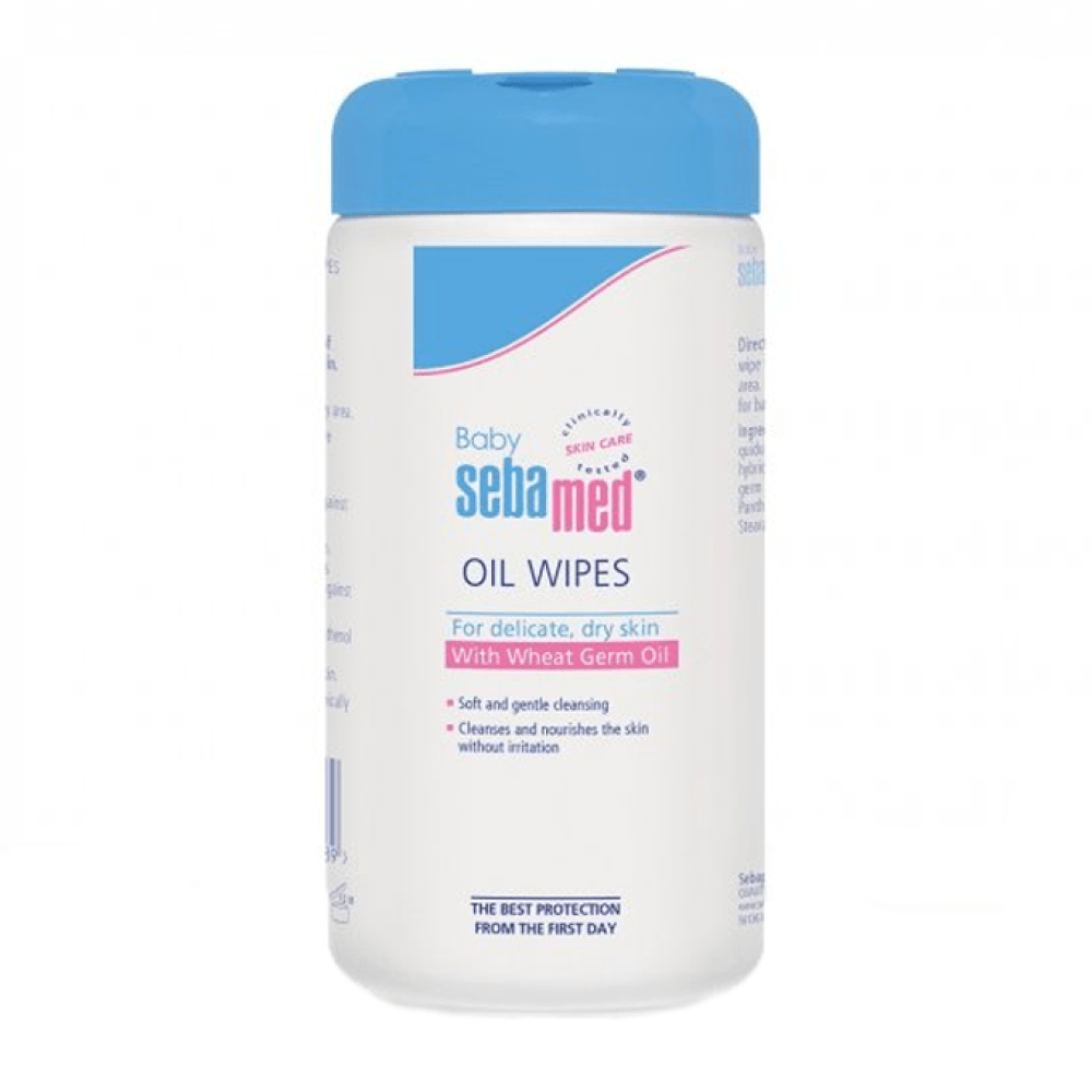 Sebamed Baby Oil-Based Cleansing Wipes - 70 Wipes