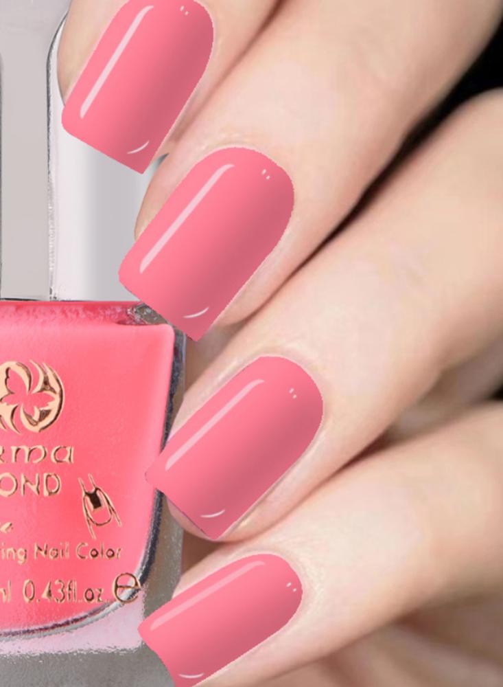 طلاء أظافر لامع من Diamond Shimmering وردي
