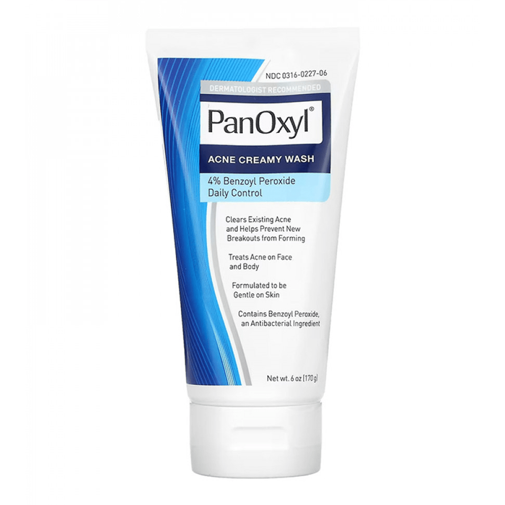 PanOxyl Acne Cream Wash Benzoyl Peroxide 4% Daily Control 170g