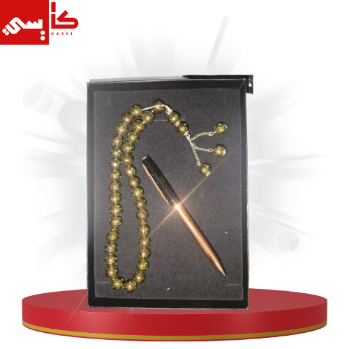 طقم الفخامة قلم + مسبحة