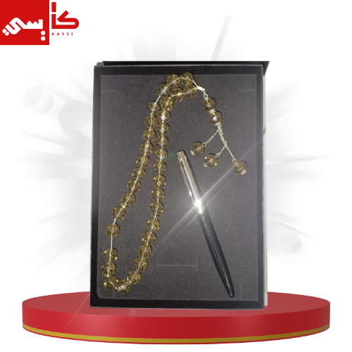 طقم الفخامة قلم + مسبحة