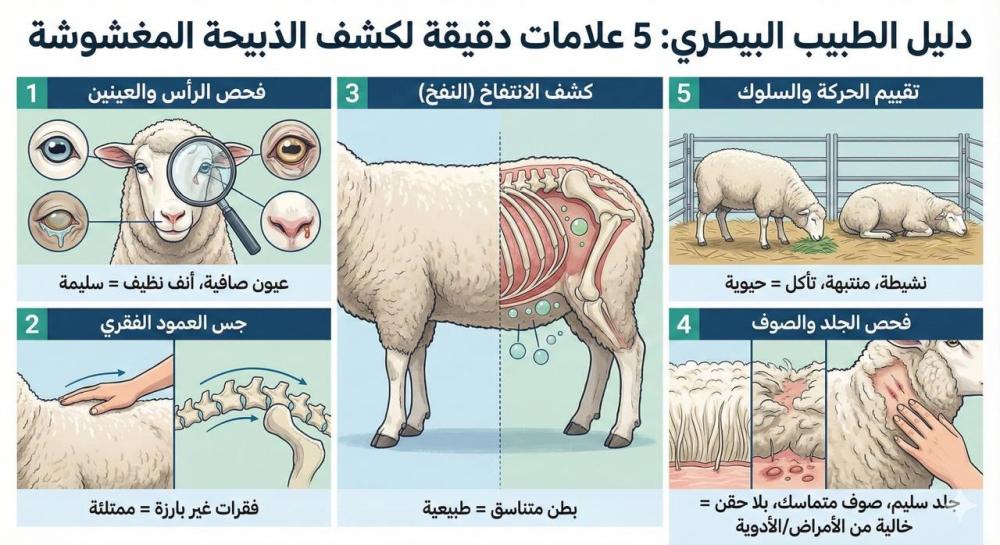 5  علامات تكشف الذبيحة المغشوشة: نصائح طبيب بيطري