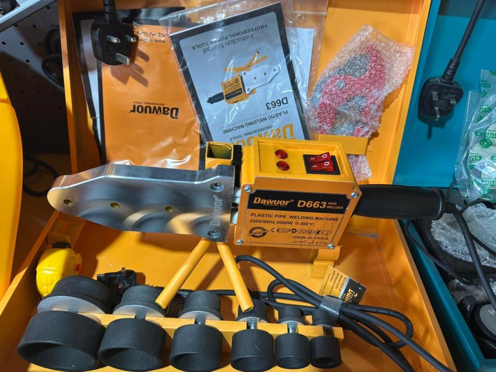 ماكينة لحام مواسير بلاستيك Dawuor D663 – قدرة 2000 واط لأنابيب PP-R وPE