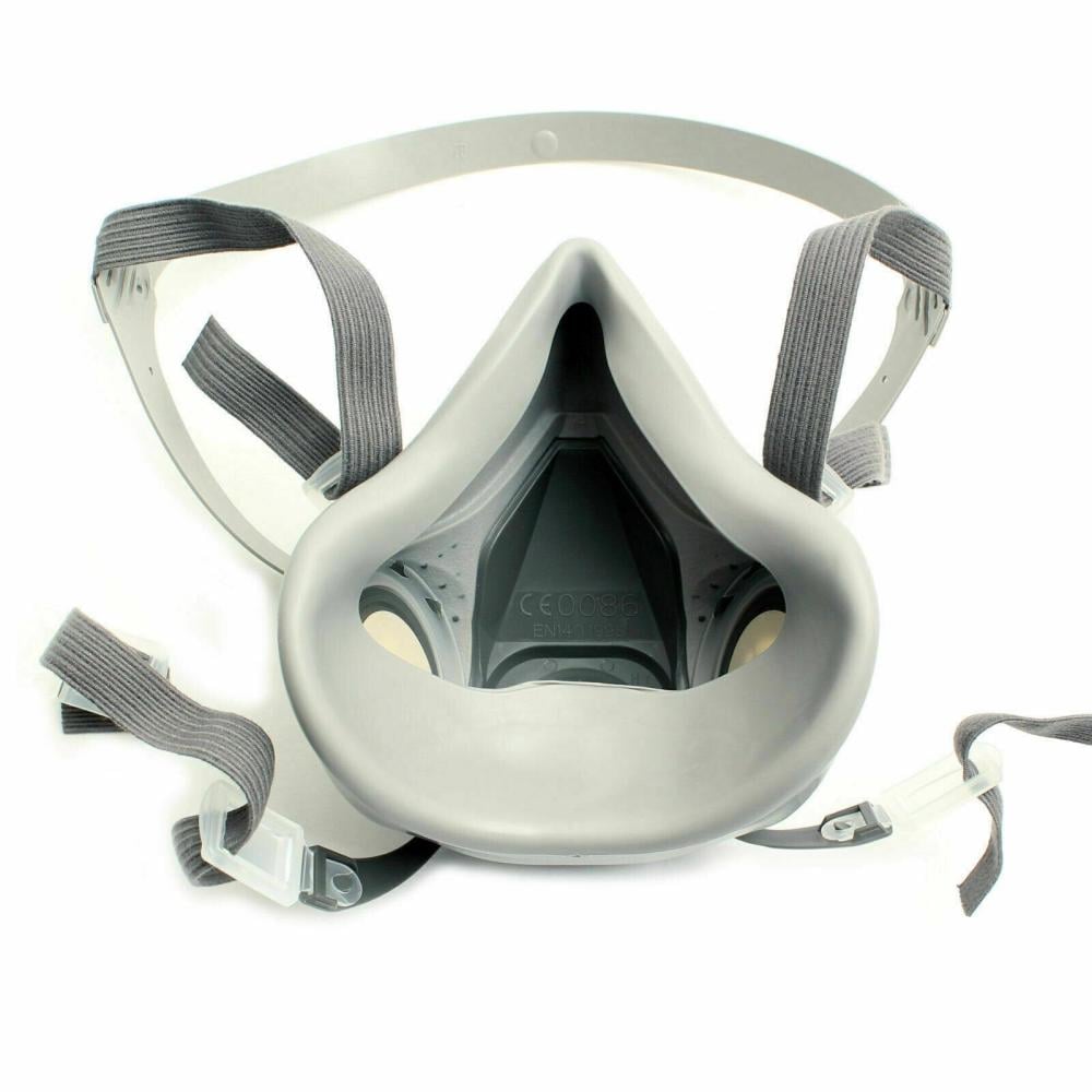 كمامة قناع نصف وجه 3M 6200-V – مقاس متوسط لحماية فعّالة من الغازات والأتربة