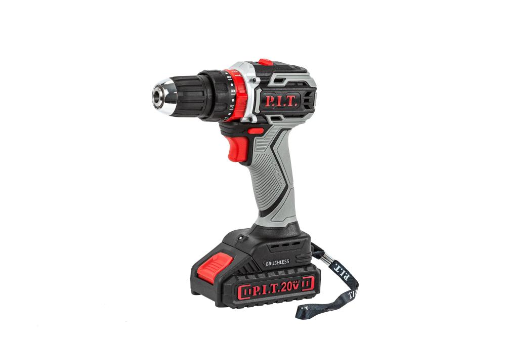 دريل هامر بطارية (20) فولت راس (10)مم P.I.T PSR18-D4 مع بطاريتين وشاحن