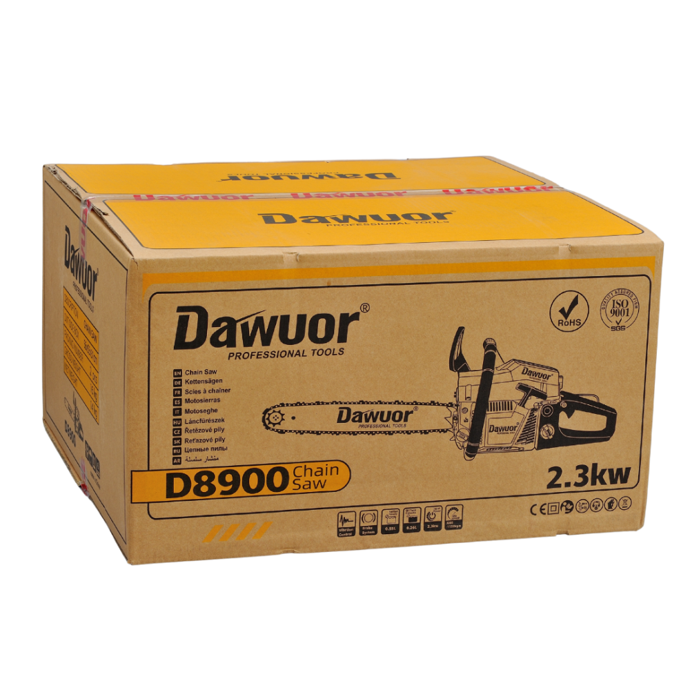 منشار حطب بنزين Dawuor D8900 – قوة 2.3 كيلوواط لأداء عالي