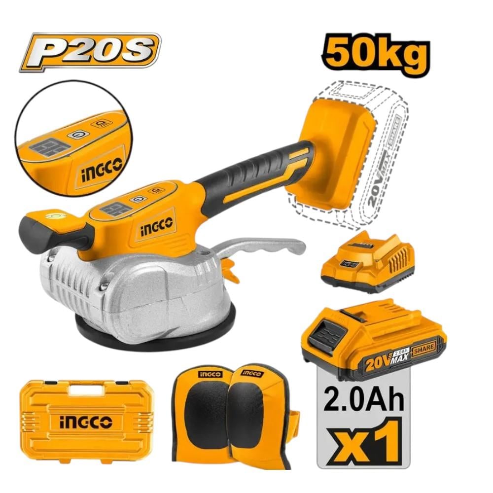 هزاز بلاط - رخام - سيراميك  بطارية 4 امبير انجيكو CTVLI20101 شفاط عالي الجودة