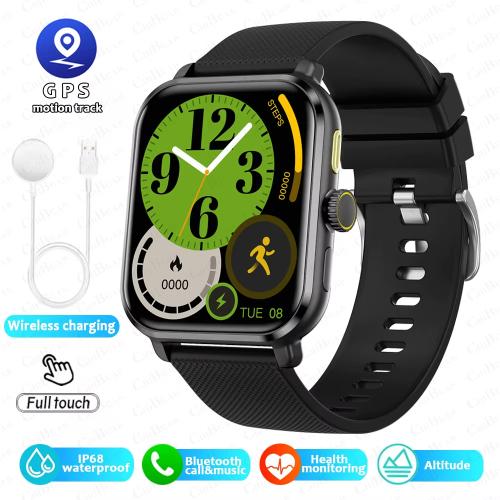 ساعة ذكية AMOLED بمكالمات بلوتوث وGPS