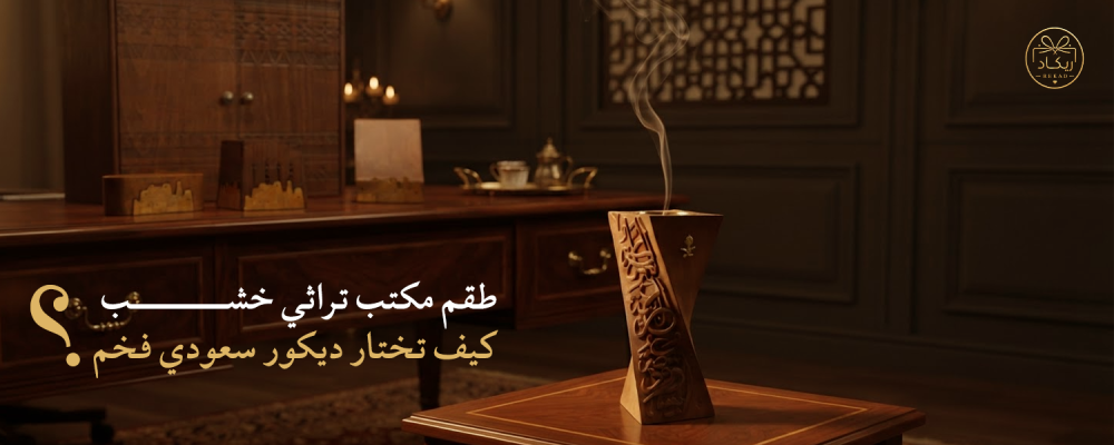 طقم مكتب تراثي خشب