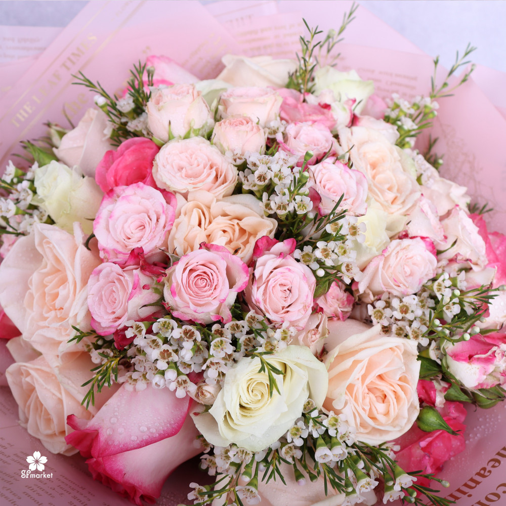 باقة ورد طبيعي لف سولفان NF014