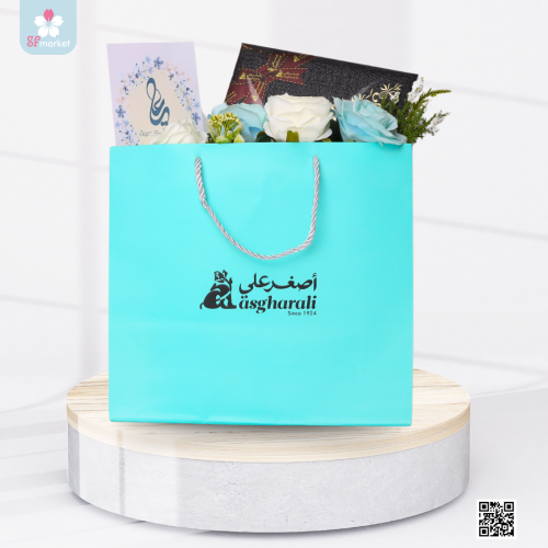 بخور اصغر علي مع التنسيق بالورد و ثيم المولد
