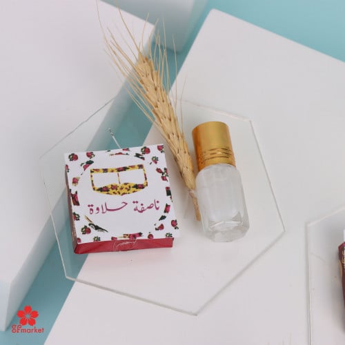 توزيعات 6 عطر مسك مع الشوكلاته والقاعدة