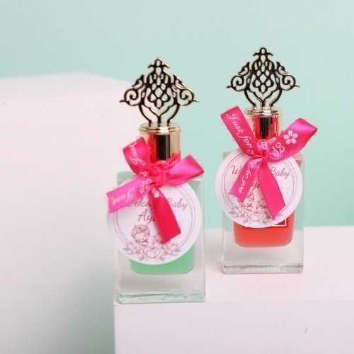 توزيعات عطر ميني مع الثيم 6 حبات
