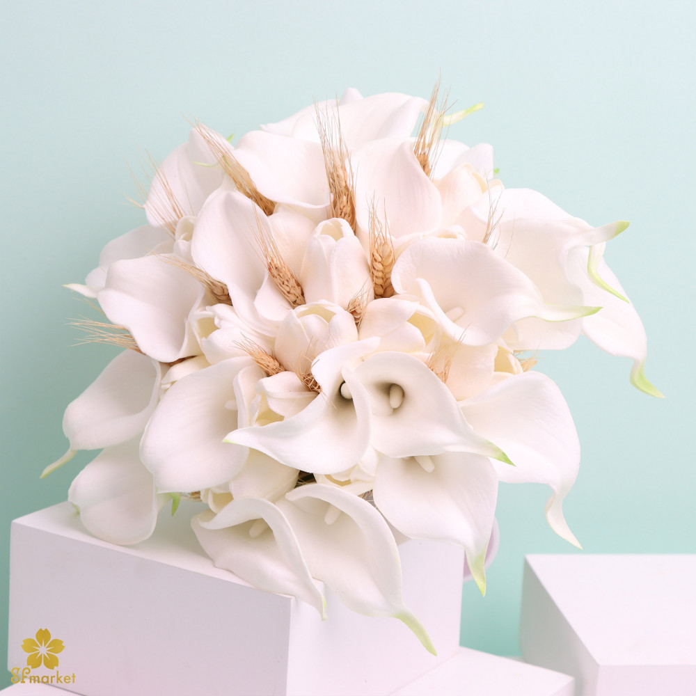 مسكة عروس ورد صناعي M1213