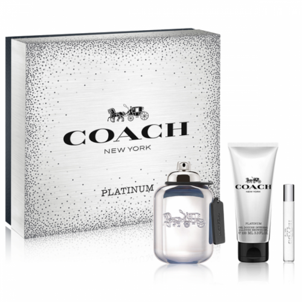 Men's Coach Platinum Set 100 ml - متجر اس اف ماركت