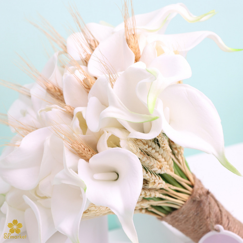 مسكة عروس ورد صناعي M1213