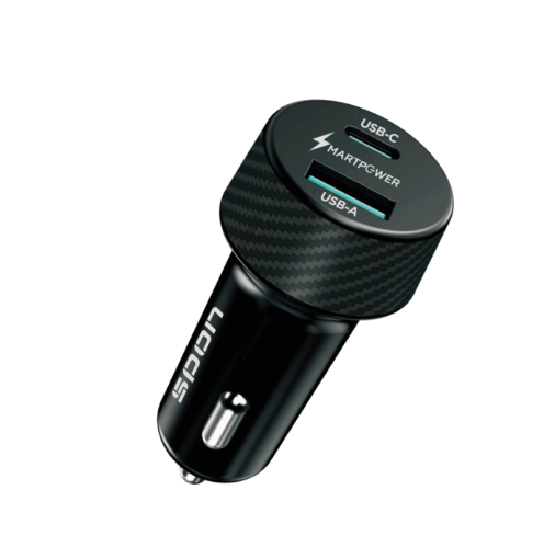شاحن سيارة سريع بمنفذين PD - USB 43W